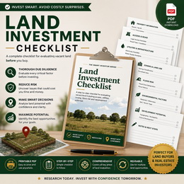 Land Investment Checklist mockup